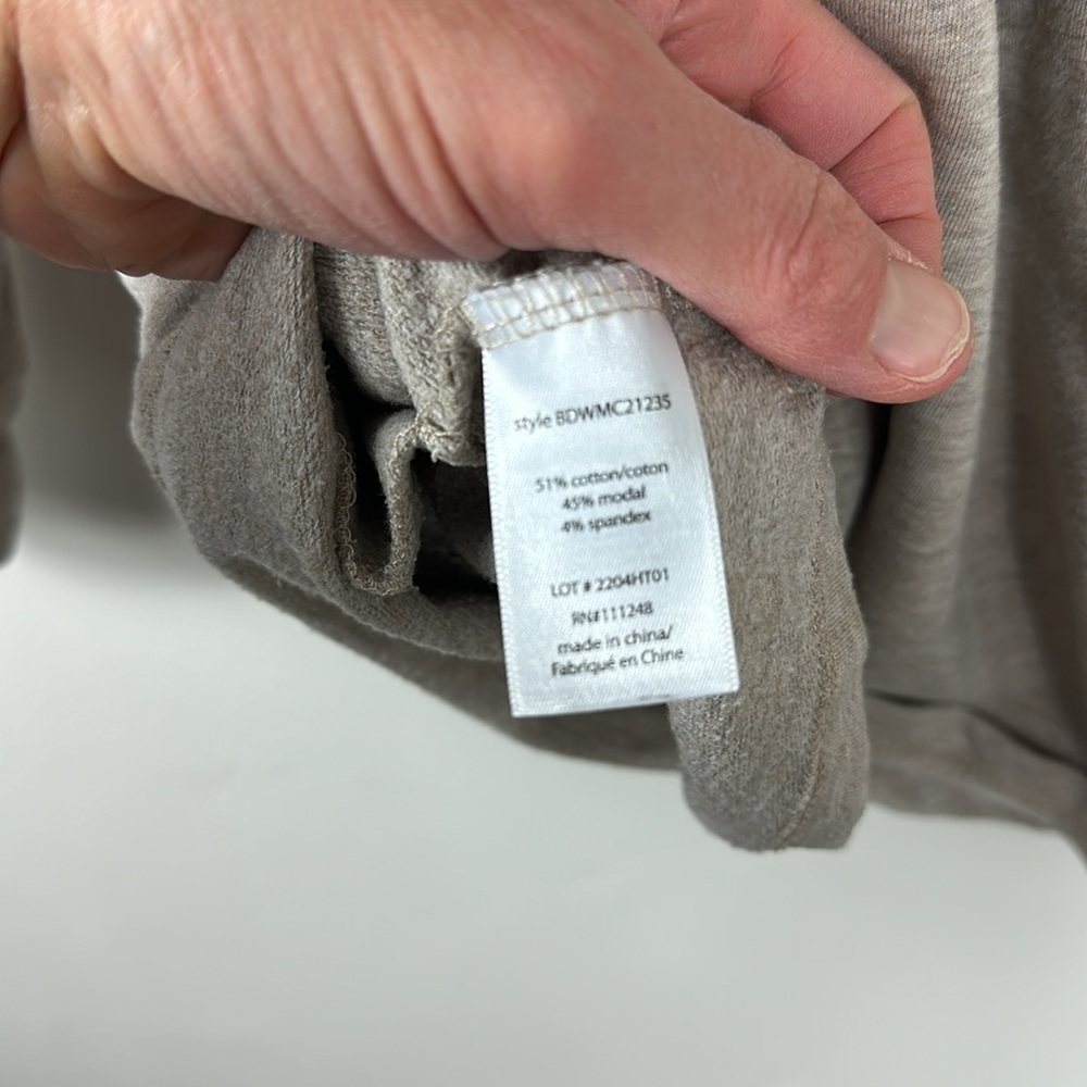 Barefoot Dreams Cream Malibu Collection Hoodie Luxe Lounge Anorak Sweatshirt S - Picture 10 of 10
